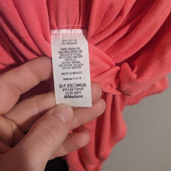 Faux wrap style tank bodysuit - Picture 4 of 5